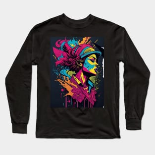 Urban Canvas - Street Art Extravaganza Long Sleeve T-Shirt